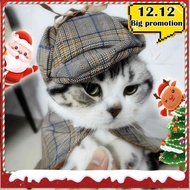 Pet Sherlock Holmes Detective Transformation Costume Cloak Hat Set Cat Dog Halloween Costume Funny S