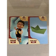 kad choki choki upin & ipin kad EHSAN UNIQUE dan PAPER BOAT UNIQUE