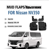Front Rear 4Pcs FOR NISSAN Nv350 Mud Flap Guards Splash Mudflaps Mudguard Fenders Car Accessories
