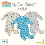 Velvet Junior Pajamas Latest Motif 1pc size 2, 3, 4, 5, 6, 7, 8, 9, 10 years MY COOL ALPHABET MOTIF