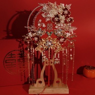 ~~ Heavy Industry Group Fan Bride Wedding Fan diy Material Package Handmade Chinese Style Xiuhe Clot