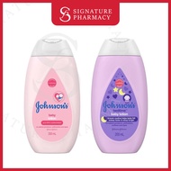 JOHNSON BABY LOTION 200ML -REGULAR/ BEDTIME