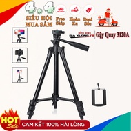 Camera tripod, tripod 3120A aluminum frame, sturdy, sturdy, with carrying bag