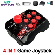 GAMINJR 4 in 1 USB Wired Game Joystick With 3M USB Cable TURBO Games Console Rocker Arcade Station For Nintendo Switch P3 PC