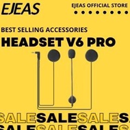Headset Earpiece Mic Earphone Speaker Intercom Helm Ejeas V4 V6 Pro