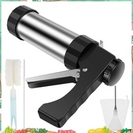 Churrera Churro Maker Machine Stainless Steel Churro Maker Kit with 3 Different Tips Piping Nozzle H