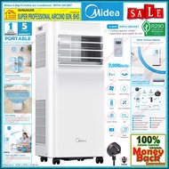 Midea Portable Aircond 1.0hp-MPF-09CRN1 |  1.5hp-MPF-12CRN1 | 1.0hp-MPH-09CRN1 Wireless Remote Contr
