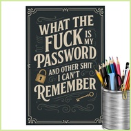 Password Notebook Funny Website Management Supplies Email Address Organizer Book for Women Men Adult