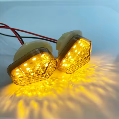 ​Motorcycle Turn Signals LED Indicator Flashing Photoflash Lights Bulb Motor For Yamaha YZF R1 R6 R6