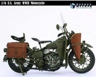 【崇武-CWI】ZYTOYS 1/6 比例12吋人偶用 美軍哈雷機車WLA-45 多處可動 預購