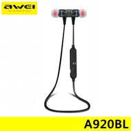 AWEI A920bl Sweat-Proof with Magnetic Lock In-Ear Bluetooth Earphone