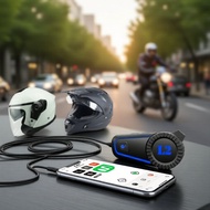 CommuRide PRO  - 2 、300 、Type-C   Sistem Bluetooth Topi Keledar CommuRide PRO - 2 Penunggang, 300M, 