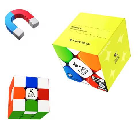 GAN Swift Block 355S 3x3x3 Magnetic Speed cube GAN swift 3x3 Magic cube Original GAN Swift cube cubo