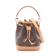 【二手】LOUIS VUITTONNano Noe 手提包 M81266 PVC塗層帆布皮革 Nano Noe 女士二手 A