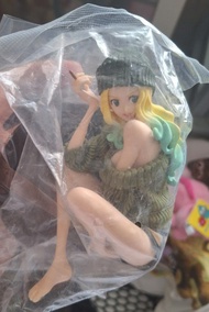 Banpresto《魯邦三世》GROOVY BABY SHOT V 系列的麗貝卡·羅塞莉尼（Rebecca Rossellini）卡其綠色版景品模型公仔