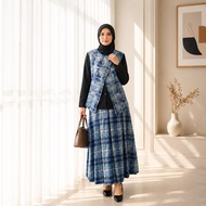 KEMEJA ONE SET OF EMBROIDERED HARUKA SHIRT SKIRT EMBROIDERED SETROK/ EMBROIDERED SHIRT SKIRT/ SET Wa