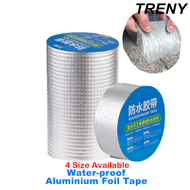TRENY Waterproof Tape Home Renovation Tools Anti Leakage Tape Butyl Waterproof Tape Aluminum Foil St