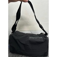 Tas Adidas Mini Duffle Bag 3D Logo Original 100% Full Hitam (Limited)