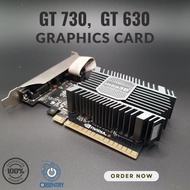 GT630 GT730 1GB DDR3 64bit GPU Graphics Card Video Card For PC Desktop Gaming Used