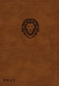 NKJV, Thinline Bible Youth Edition, Leathersoft, Brown, Red Letter Edition, Comfort Print : Holy Bib