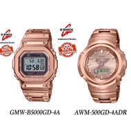 [MARCO WARRANTY]G-SHOCK 💯(Ori) NEW FULL METAL GMW-B5000GD-4DR / AWM-500GD-4A/ GMW-B5000/ AWM-500 ROS