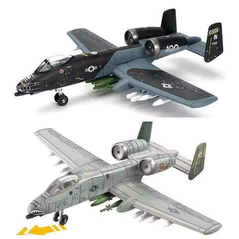 1:72 US A-10 Thunderbolt II Support Attack Aircraft Model Creative Military Series Building Blocks T