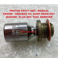 Savvy Oil Drain Sump Plug / Washer / Plug Key Tool Remover Savvy Oil Sump Drain Nut
