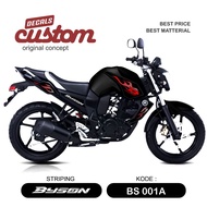 Yamaha Byson 150 155 body sticker, Yamaha Byson fire striping, Byson variation
