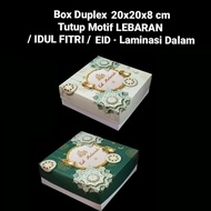 5 pcs Chiffon Cake Cardboard Eid Box Cake Box Cake Packaging Box Eid Hampers Size 20x20x8 cm