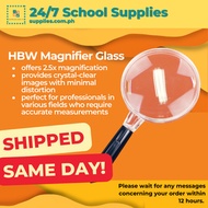 HBW Magnifier Glass 50 Mm X 2.5 With Handle Magnifying