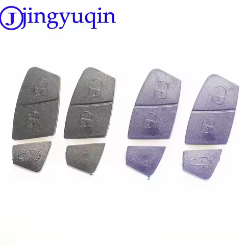 jingyuqin Replacement Rubber Pad 3 Buttons Flip Car Remote Key For Fiat Punto Ducato Stilo Panda Ide