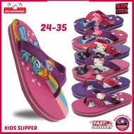 [GoWalk_Shoes]Girls Cartoon Kids Slippers | Sandals Color | Selipar JAPAN Kasut Budak 24-35(J)