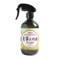 QIDINA 1入組 天然草本香茅土肉桂噴霧/拖地水 大容量 500ml