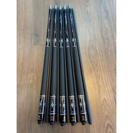 Diamond carbon coated billiard cue, carbon coated billiard cue, carbon coated billiard cue, HCTQ cue