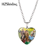 Fan Support BTS Youth League Time Stone Heart Necklace Men's Group Pendant BTS Heart Necklace