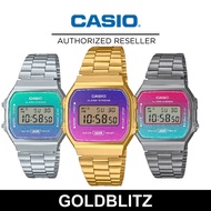 Casio Vintage A168 A168WER-2A A168WERB-2A A168WERG-2A Retro Digital Watch Revel in the fusion nostal