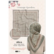 Tudung Ruffle Vintage Garden, Autumn in my Heart♥ 2024 Tudung Bawal Cotton Premium