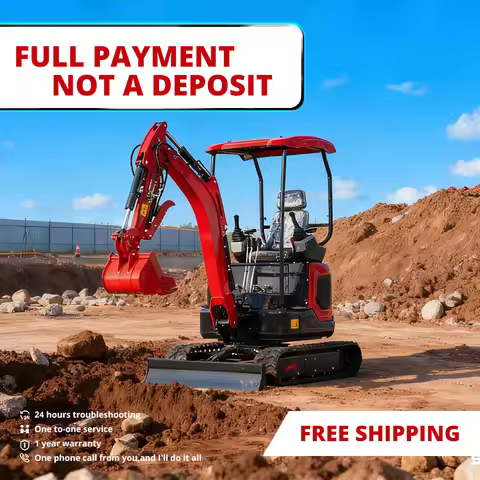 [1 Year Warranty] 2 Ton 4409lbs Diesel Mini Excavator EPA Kubota D902 Engine Side Swing 2025 USA