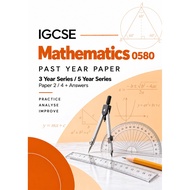 Cambridge IGCSE Mathematics 0580 Past Year Papers - Paper 2 / 4 / Full Set + Answers - 3 & 5 Year Se
