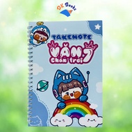 7 Horizons Literature Takenote Notebook - A5 paper size (large format)