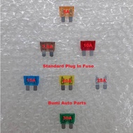 Standard Fuse / Car Blade Plug in Fuse / Fuse Plug In - Fuse  2A 3A 5A 7.5A 10A 15A 20A 25A 30A