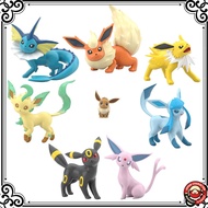 BANDAI Pokémon Scale World Paldea Region Eevee Evolution PVC Figure Set