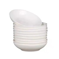 Saucer Ceramic Pure White Small Condiment Dish Seasoning Dish Sauce Dish for Home Use and Restaurants Restaurant Soy Sauce Vinegar Dish Wholesale