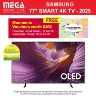 SAMSUNG QA77S85FAEXXS 77" OLED 4K S85F SMART TV | Free WMT | Free $400 Moooments Redeem Samsung by 1