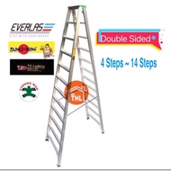 perkakas rumah Everlas / Strong Man / Sumo King / TD     Double Sided Aluminium Ladder