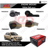 PROTON SAGA FLX (Auto) - JEB ENGINE MOUNTING SET (1set - 4PCS) PW920545 PW920018 PW920007 PW920016