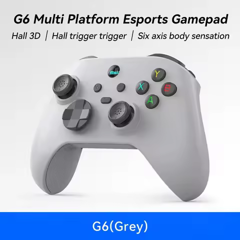 BSP G6 Wireless Bluetooth5.3 Tri-Mode Gamepad Hall rocker/Trigger Six-axis somatosensory For Switch 