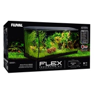 FLUVAL FLEX GLASS AQUARIUM KIT BLACK - 34L / 57L / 123L  with 6 months warranty in Singapore
