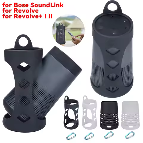 1PC Silicone Case for Bose SoundLink Revolve/Revolve+ I II Portable Anti-slip Skin Wireless Bluetoot