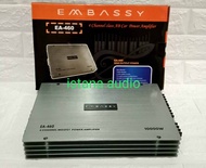 Power EMBASSY EA-460 tenaga badak 4 Chanel Class AB EMBASSY 460 Mosfet 10000watt Embassy